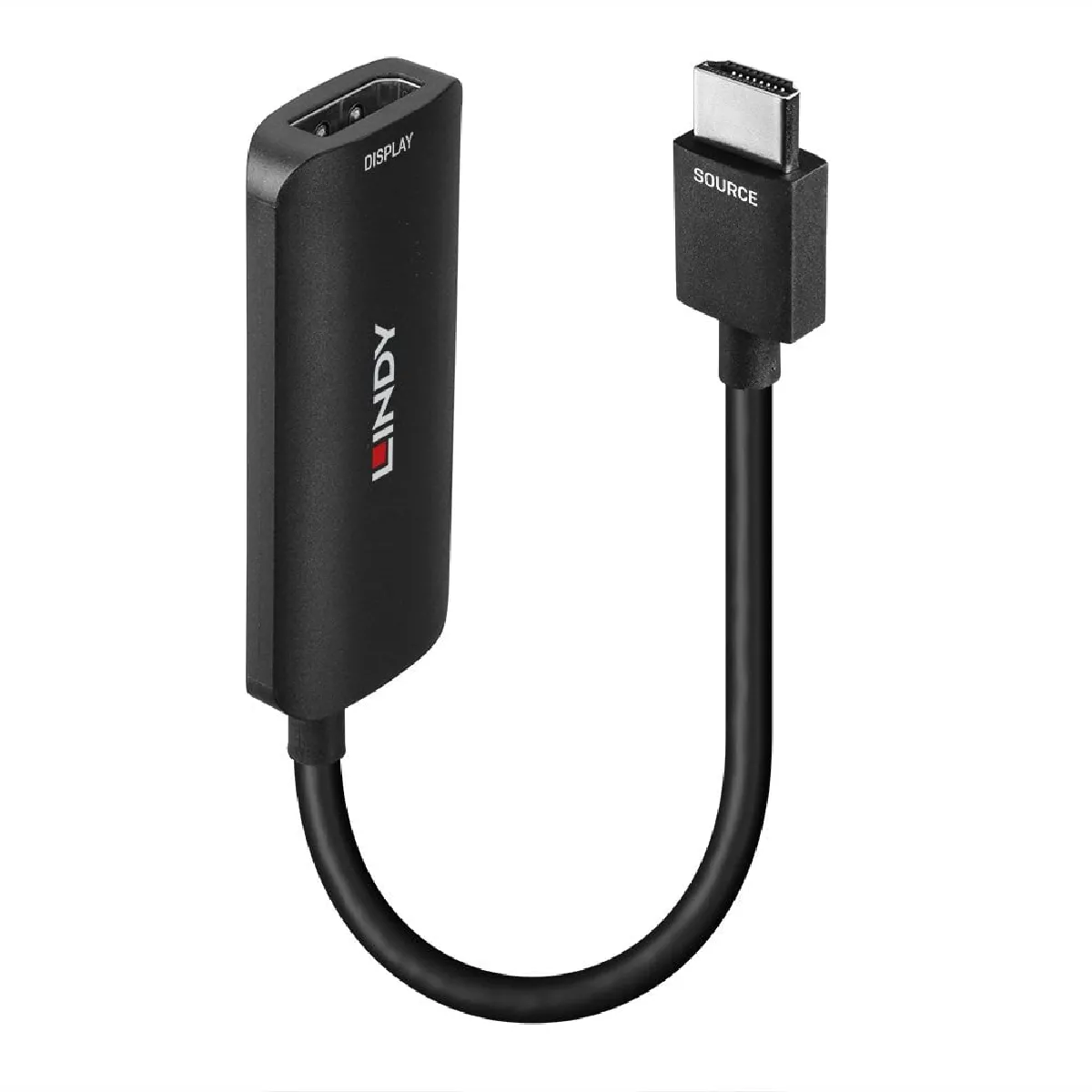 Lindy Noir Adaptateur Hdmi Vers Displayport - 15,7 Cm