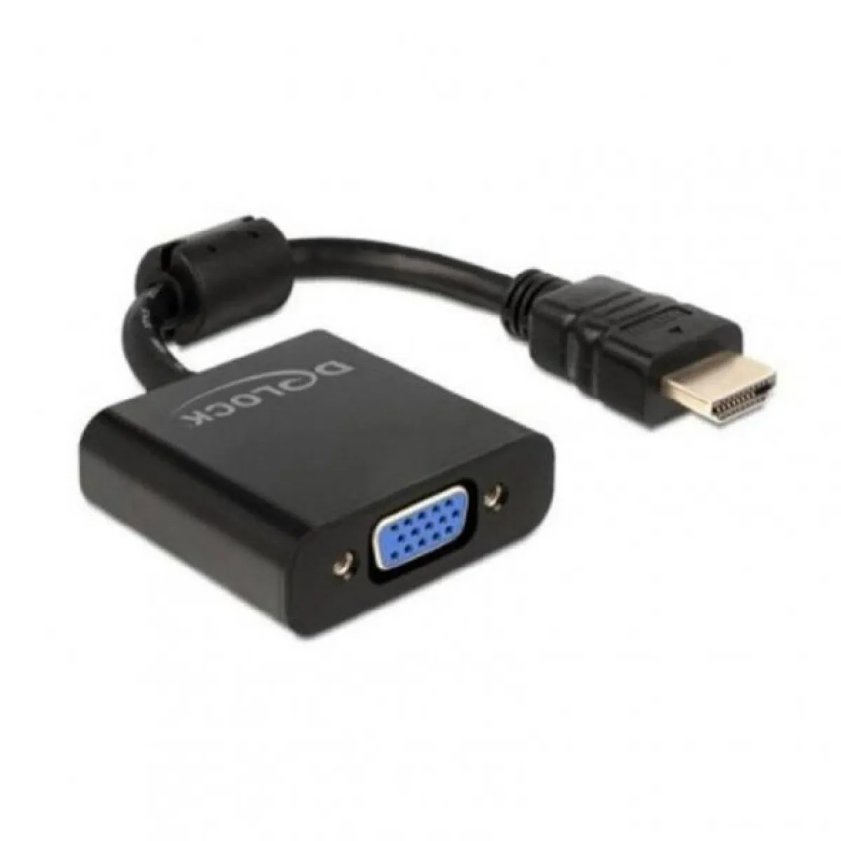 Delock Noir Adaptateur Hdmi Vers Vga