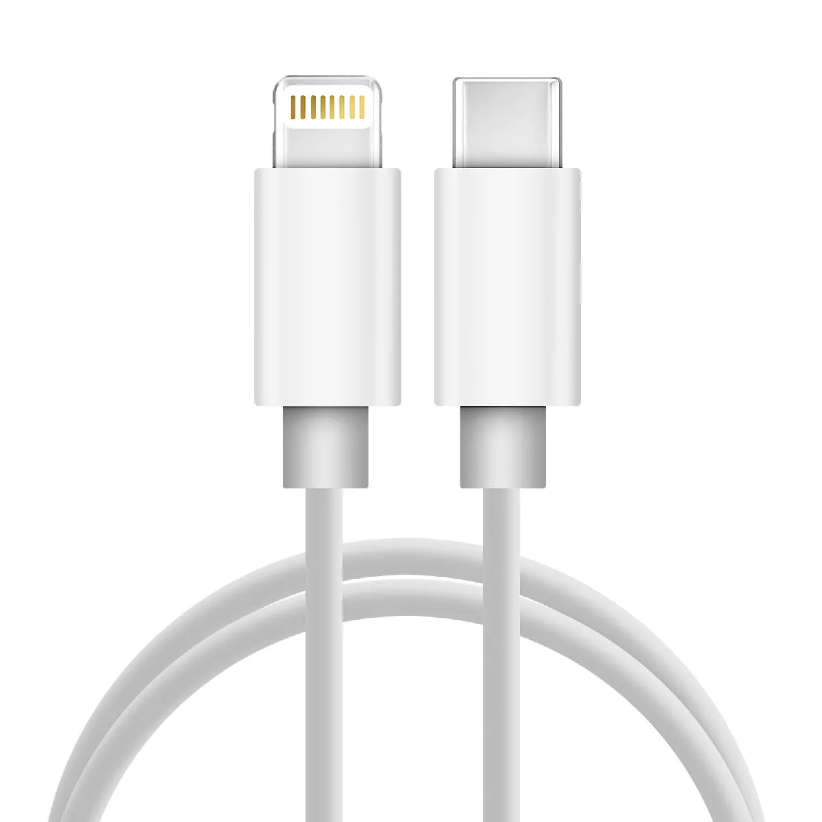 Avizar - Câble USB-C vers Lightning - 1m - Blanc - Image 2