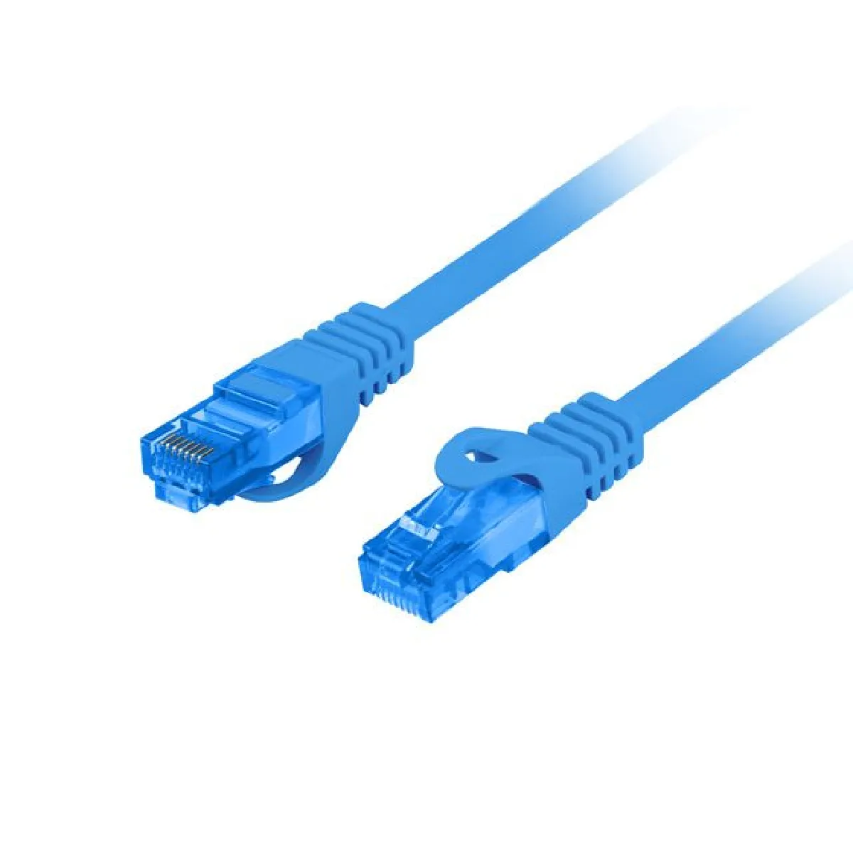 Câble réseau Lanberg PCF6A-10CC-0200-B 2 m Cat6a S/FTP RJ-45 Bleu - Image 4