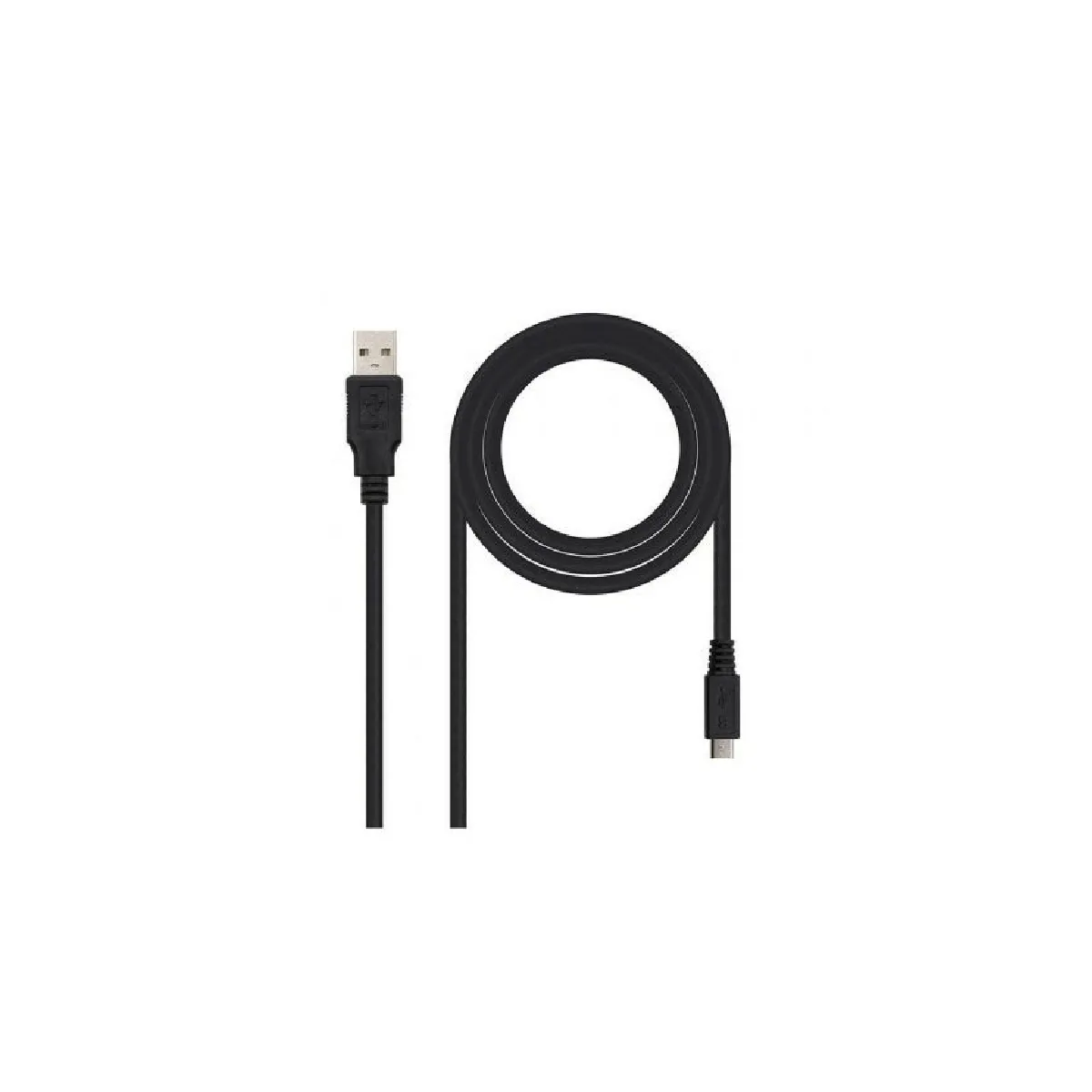 NANOCABLE  C&acirc;ble USB 2.0 Type A/Micro B 0.8m