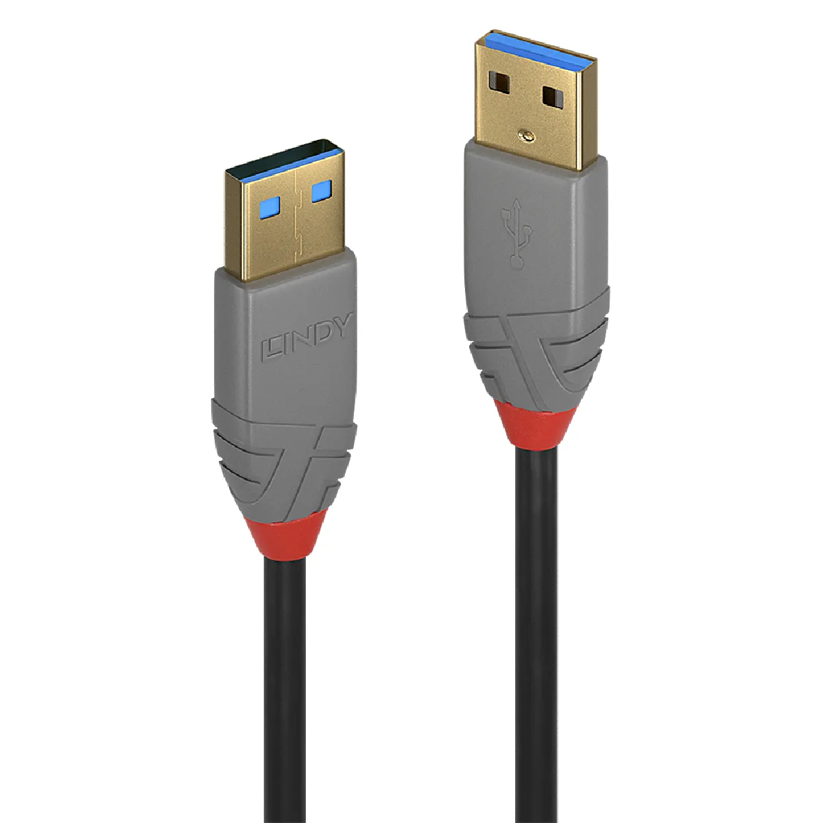 Lindy Noir Câble Usb Usb 3.2 Gen1 Usb-A Mâle, Usb-A Mâle 0.50 M Étamé 36750 - Image 4