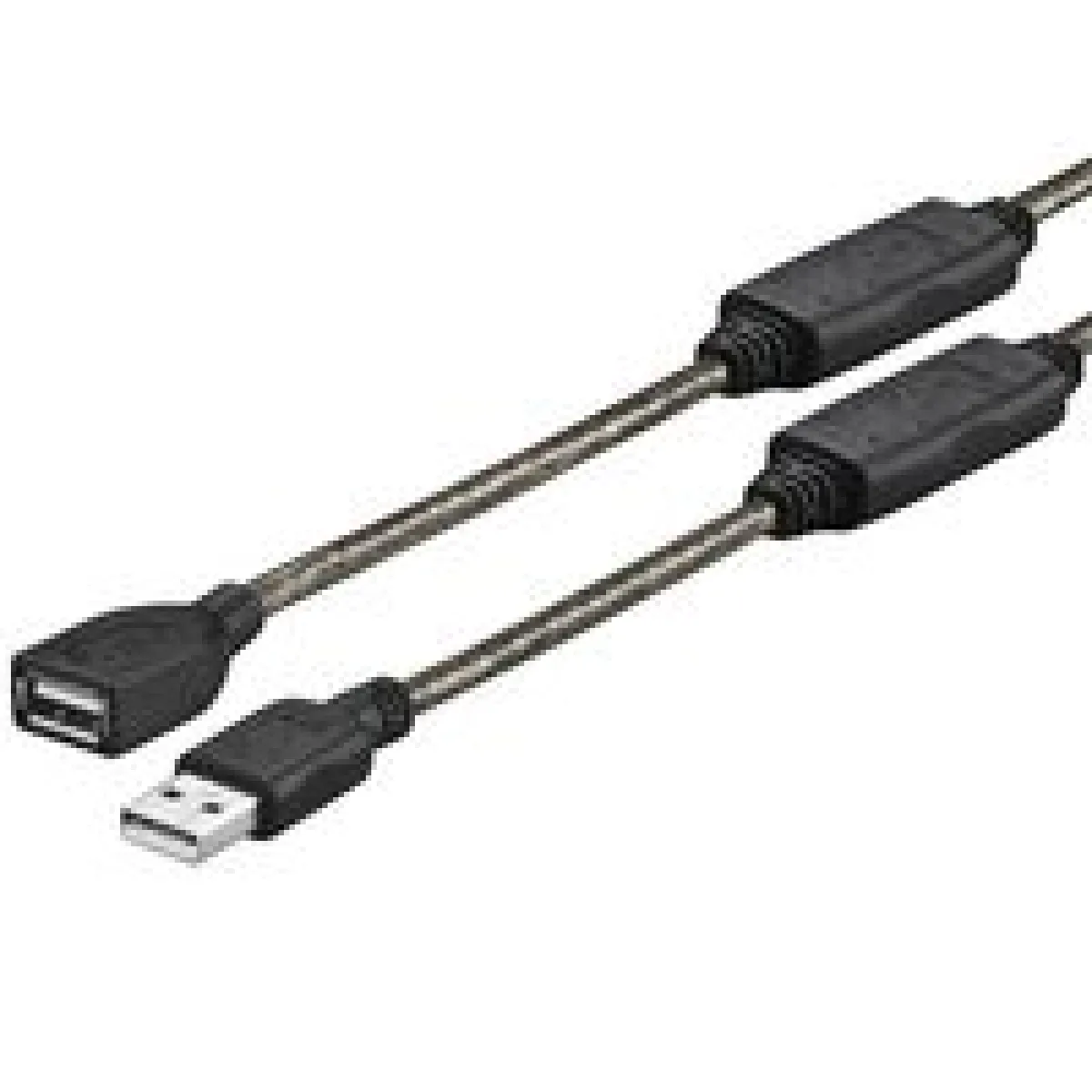 Générique Noir Câble Usb 2.0 A Mâle-Femelle - 15 M
