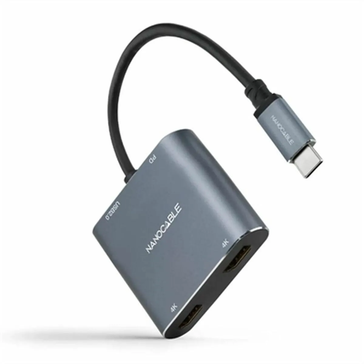 Nanocable Gris Adaptateur Usb-C Hdmi 4K