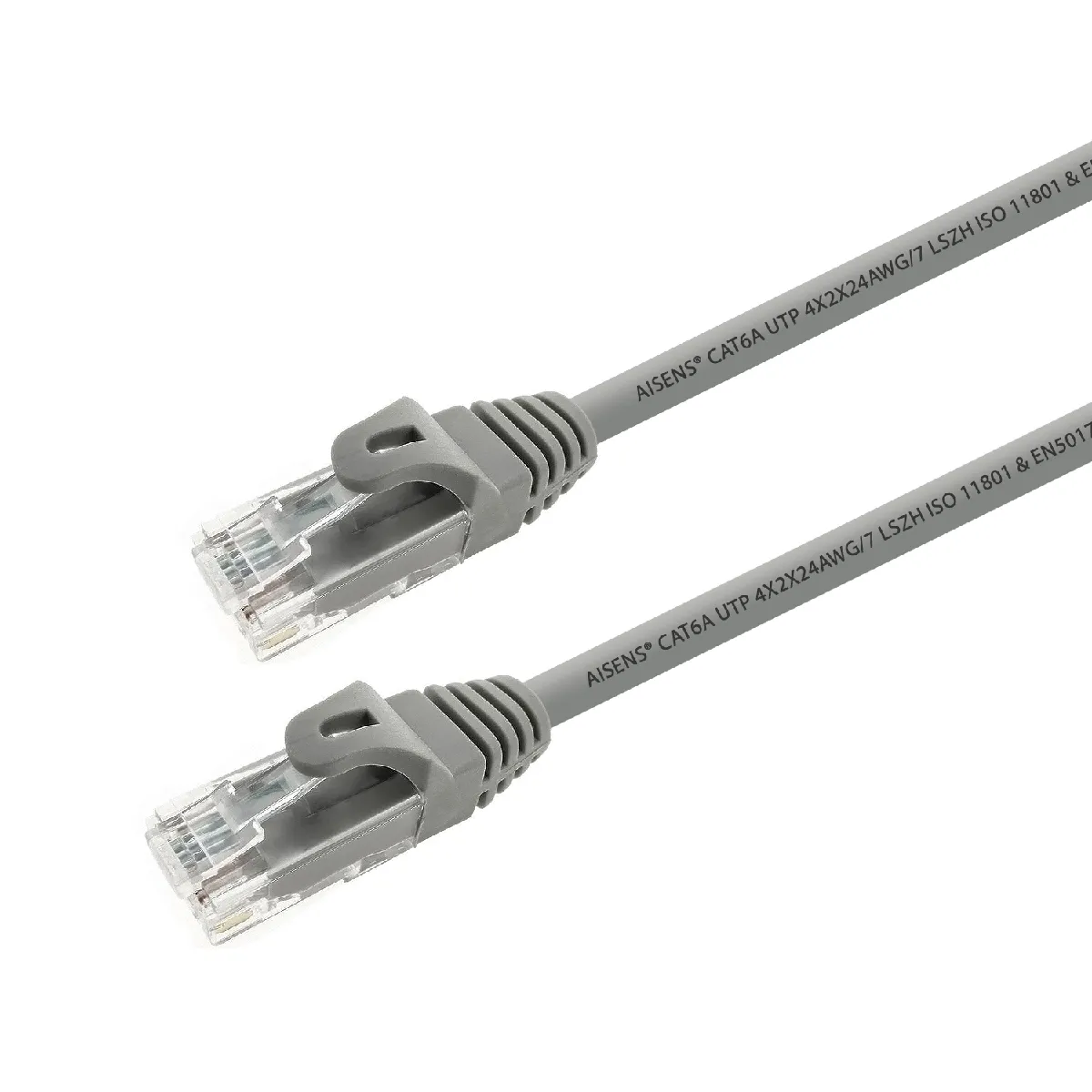Aisens Gris Câble Réseau Cat6a - 3 M