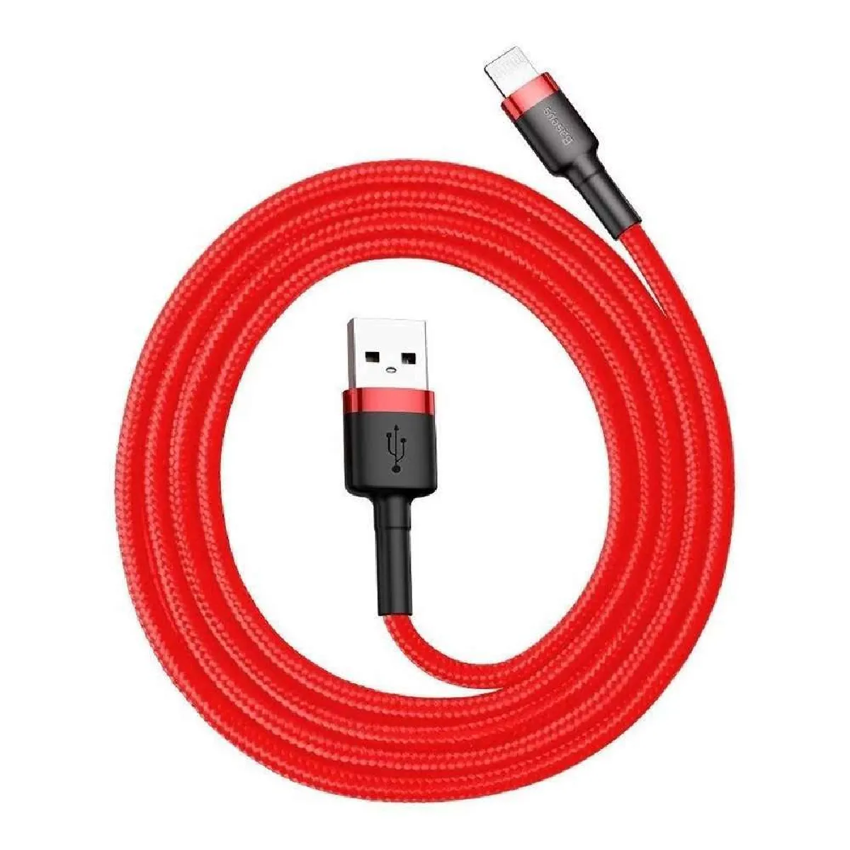 Baseus Rouge Câble Usb-A Vers Lightning Cafule - 3 M