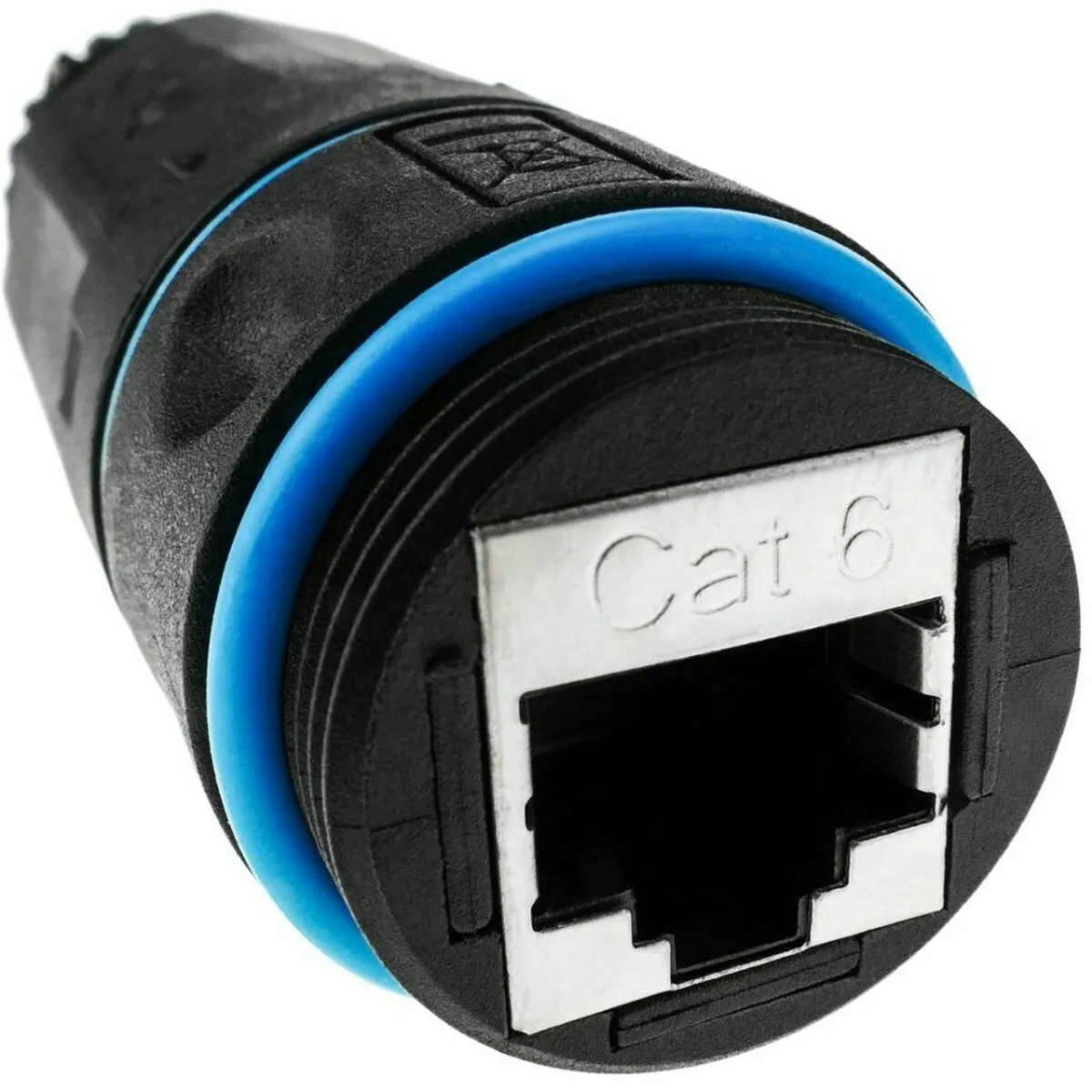 Techly Noir Adaptateur Rj45 Femelle Étanche