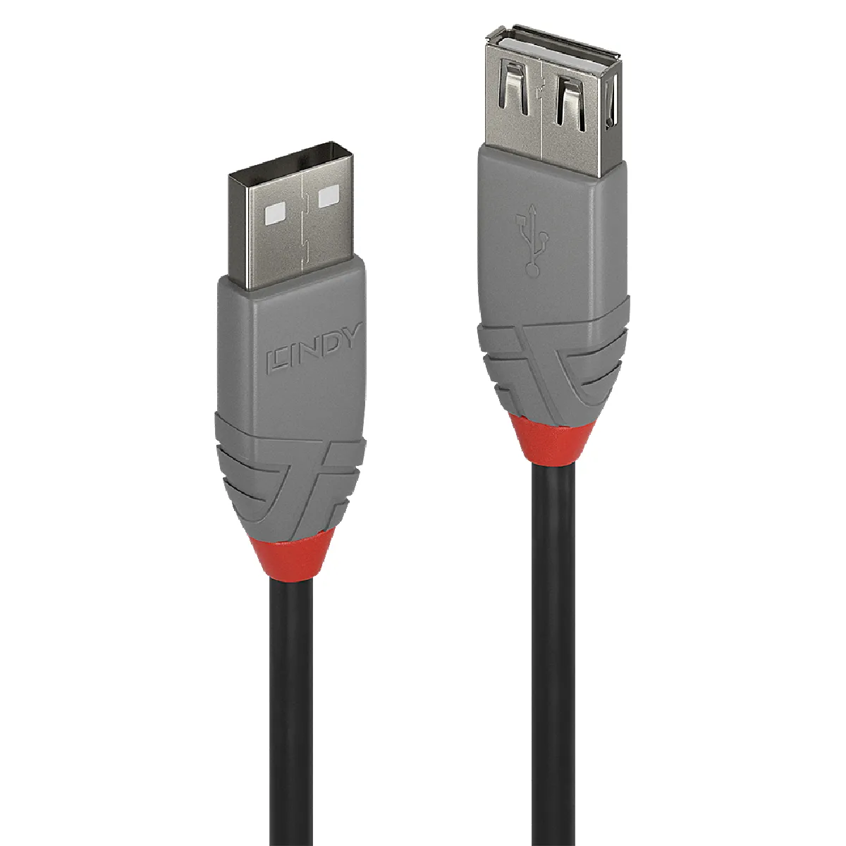 Lindy - Rallonge de câble USB 2.0 - 20 cm - Noir - Image 4