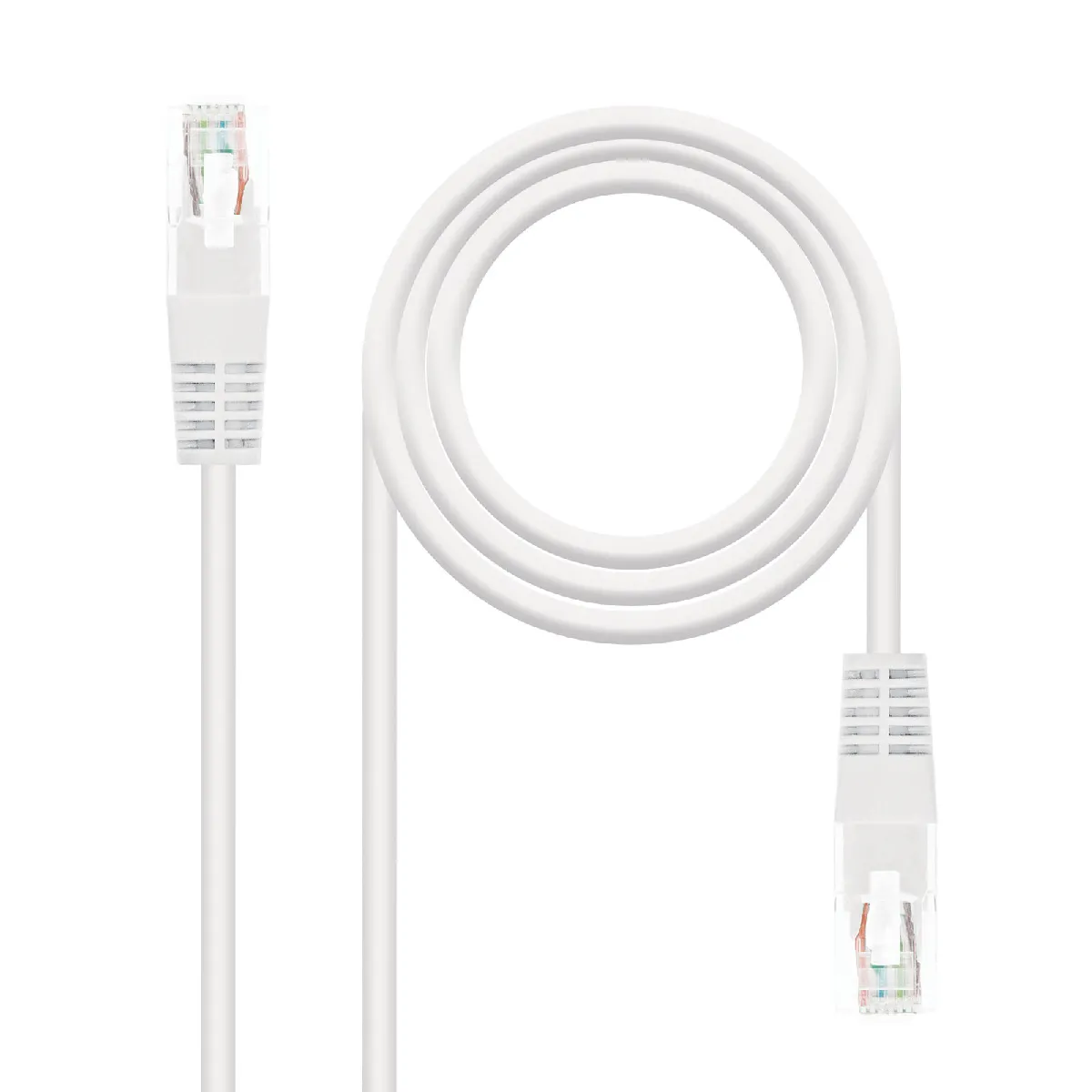 Nanocable Blanc Câble Réseau Rj45 Cat 6 - 25 Cm