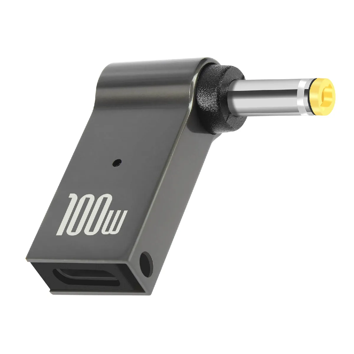 Avizar Jaune Adaptateur De Charge Usb-C 100W Vers Connecteur Lenovo 4.0 X 1.7Mm,