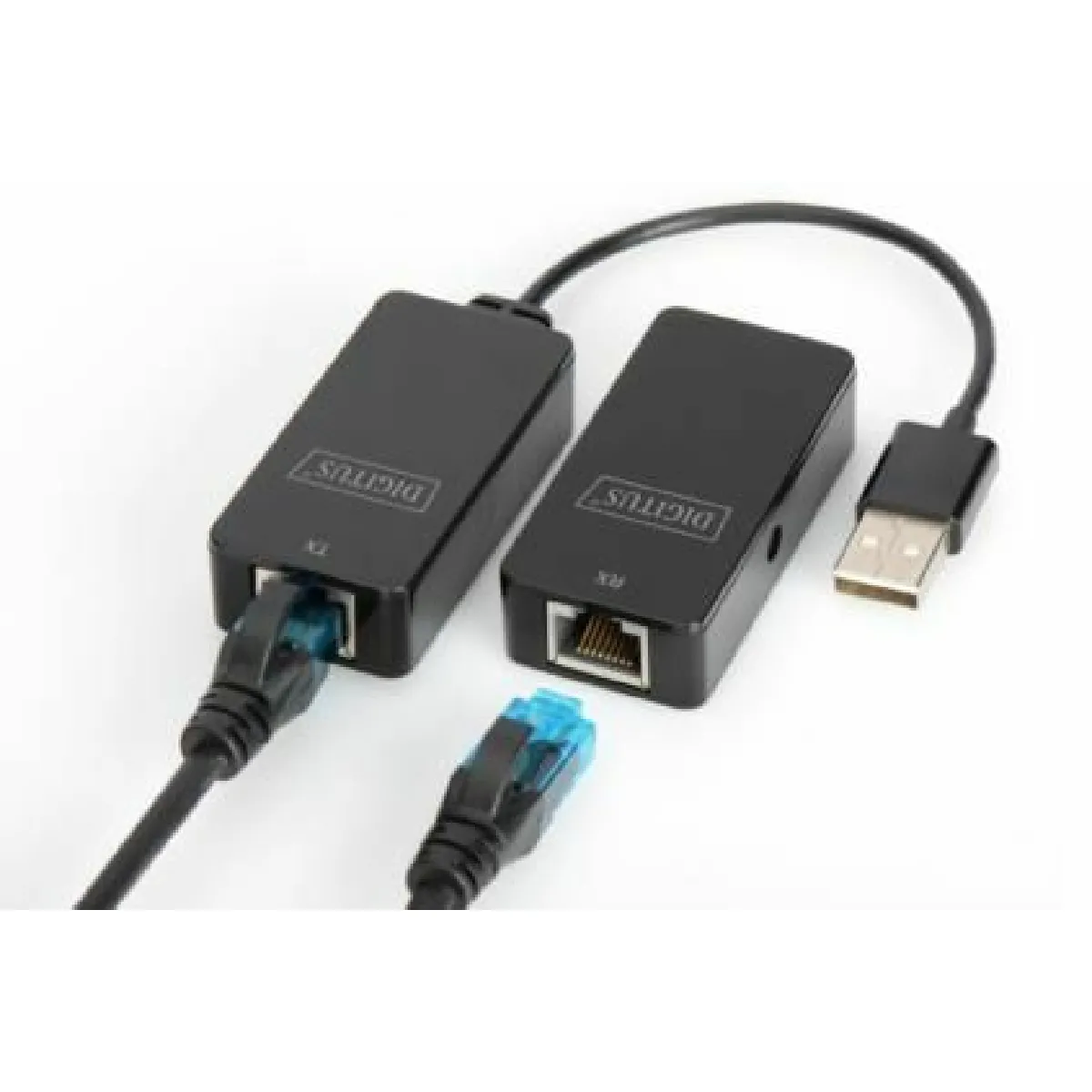 Assmann Noir Rallonge Usb Sur Rj45 - 50 M