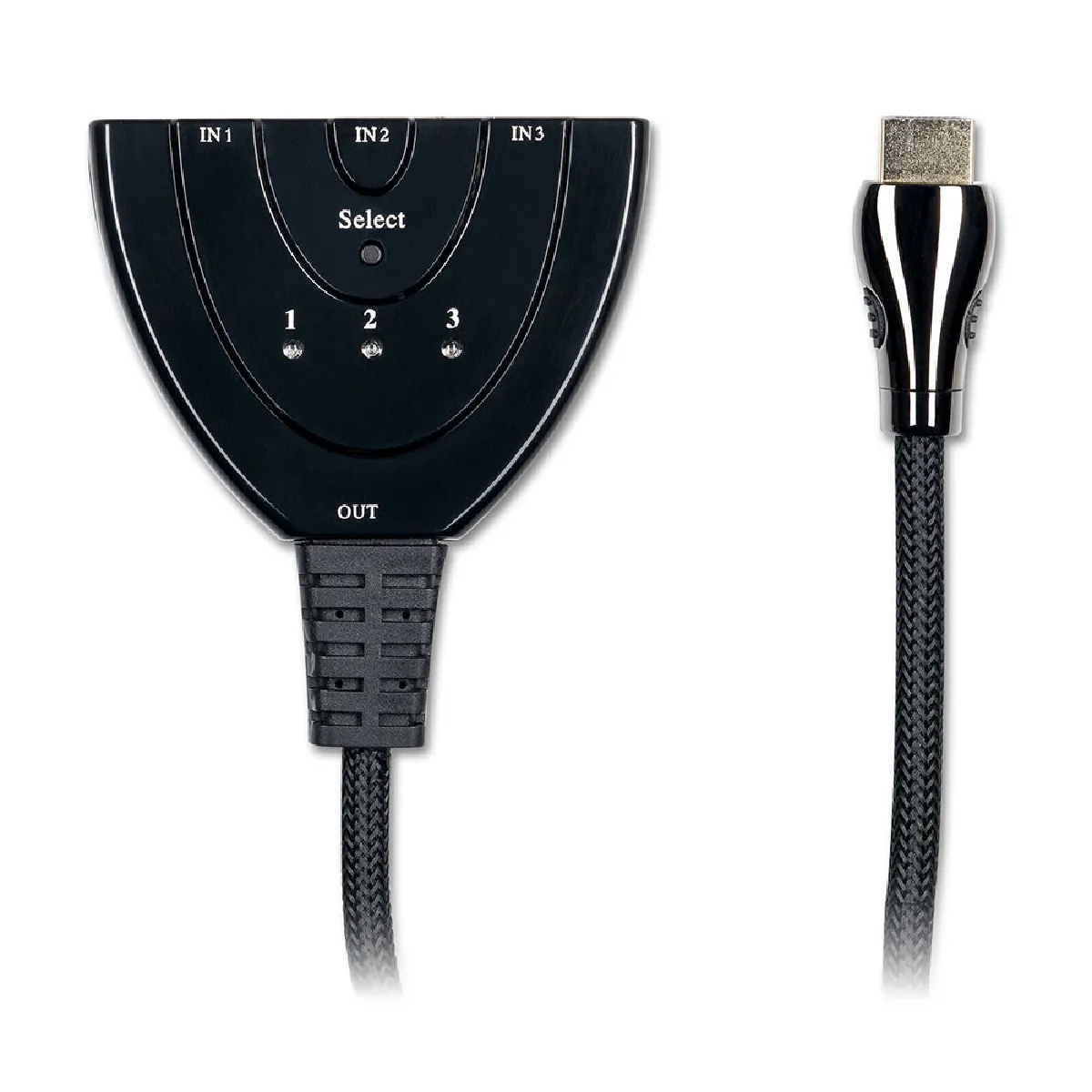D2 Diffusion - Commutateur Vidéo/Audio - 3 X Hdmi - De Bureau - Image 4