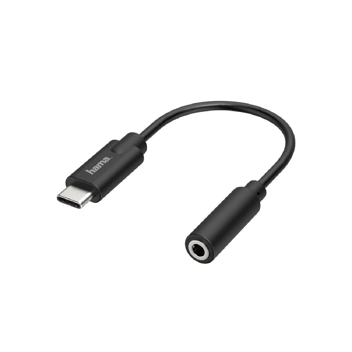 Hama Noir Adaptateur Usb-C Vers Jack 3,5 Mm
