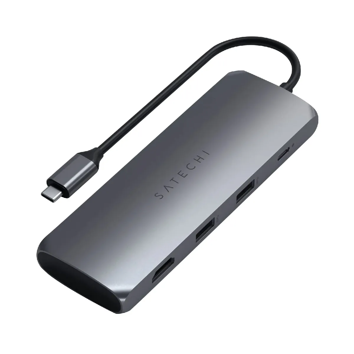 Satechi Gris Adaptateur Usb-C Hybrid Multiport - Image 4