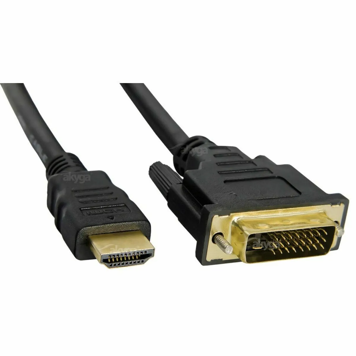 Akyga Noir Câble Hdmi Vers Dvi - 1,8 M
