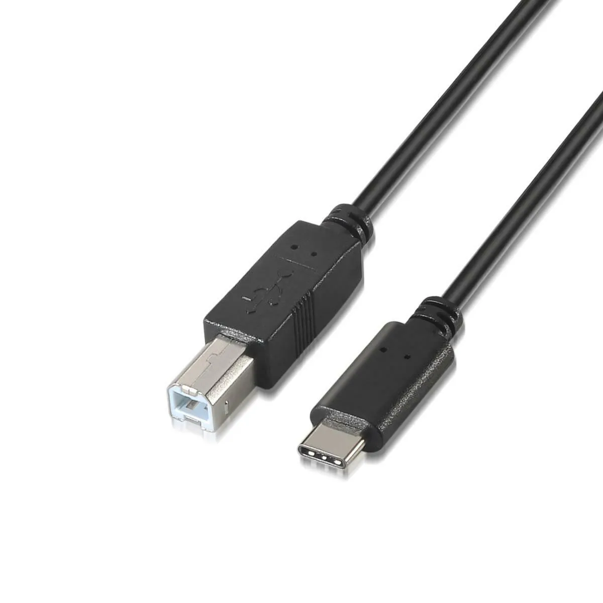 Câble USB-C vers USB-B 2.0 Nanocable 1m Noir - Image 3