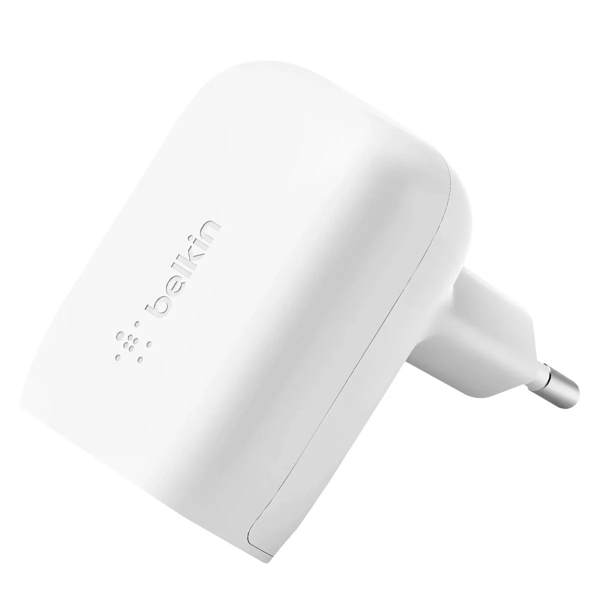 Belkin Chargeur secteur USB-C 30 W pour iPhone et autres (Blanc)
