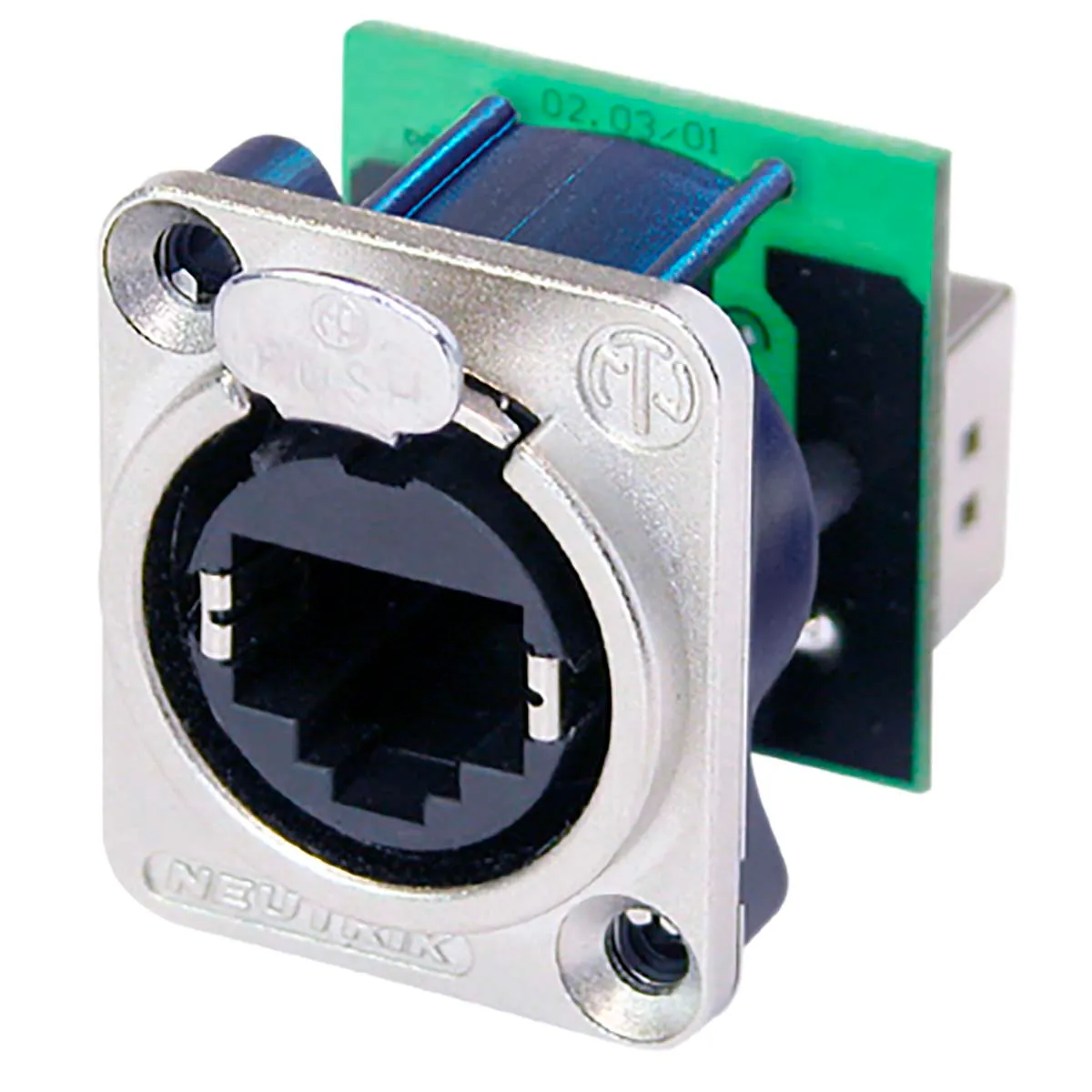 Neutrik Rj45 Connecteur De Données Série Ethercon® D Ne8fdp Rj45 Femelle, Droit Ne8fdp Pôle: 8P8c Nickel 1 Pc(S) - Image 3