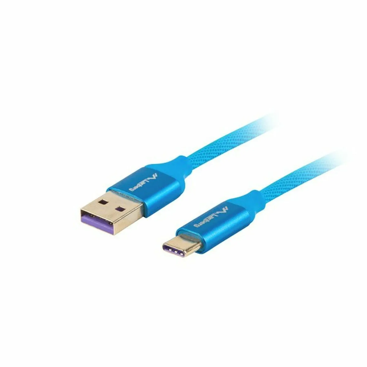 Lanberg Bleu Ca-Usbo-21Cu-0005-Bl Câble Usb Usb 2.0 0,5 M Usb A Usb C - Neuf - Image 3