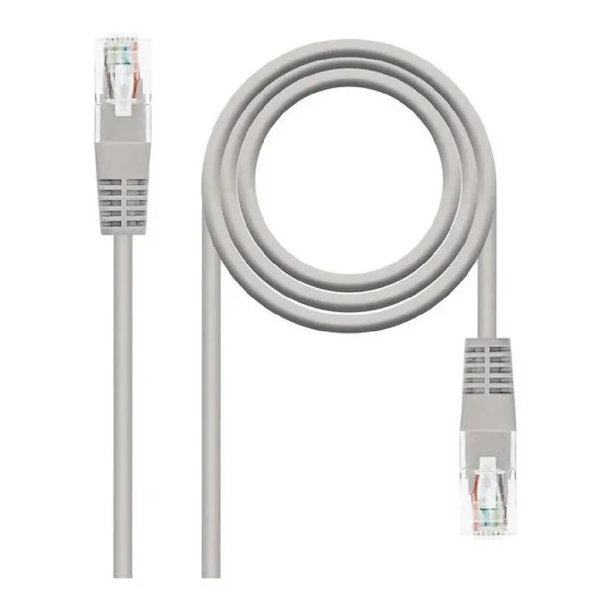 Nanocable Gris Câble Ethernet Rigide Cat6e - 15 M