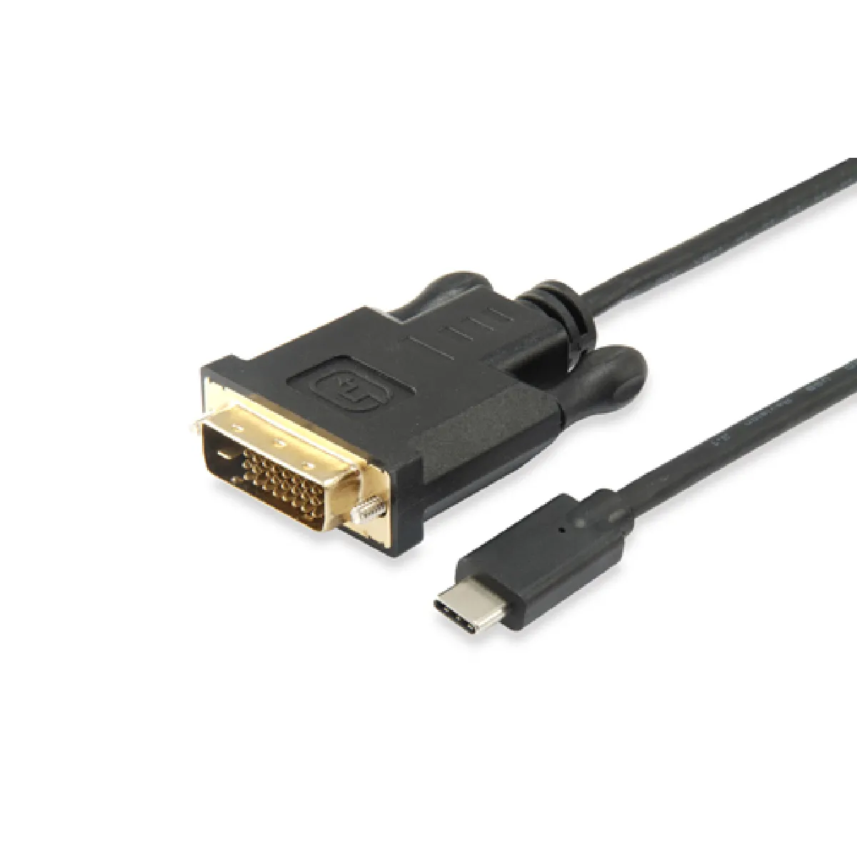 Générique Noir Câble Vidéo Usb-C Vers Dvi-D - 1,8 M