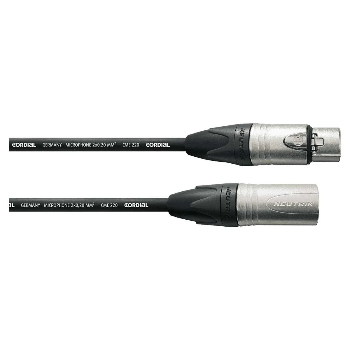 Cordial Cable Micro Xlr 10 M Câbles Pour Microphones - Image 2