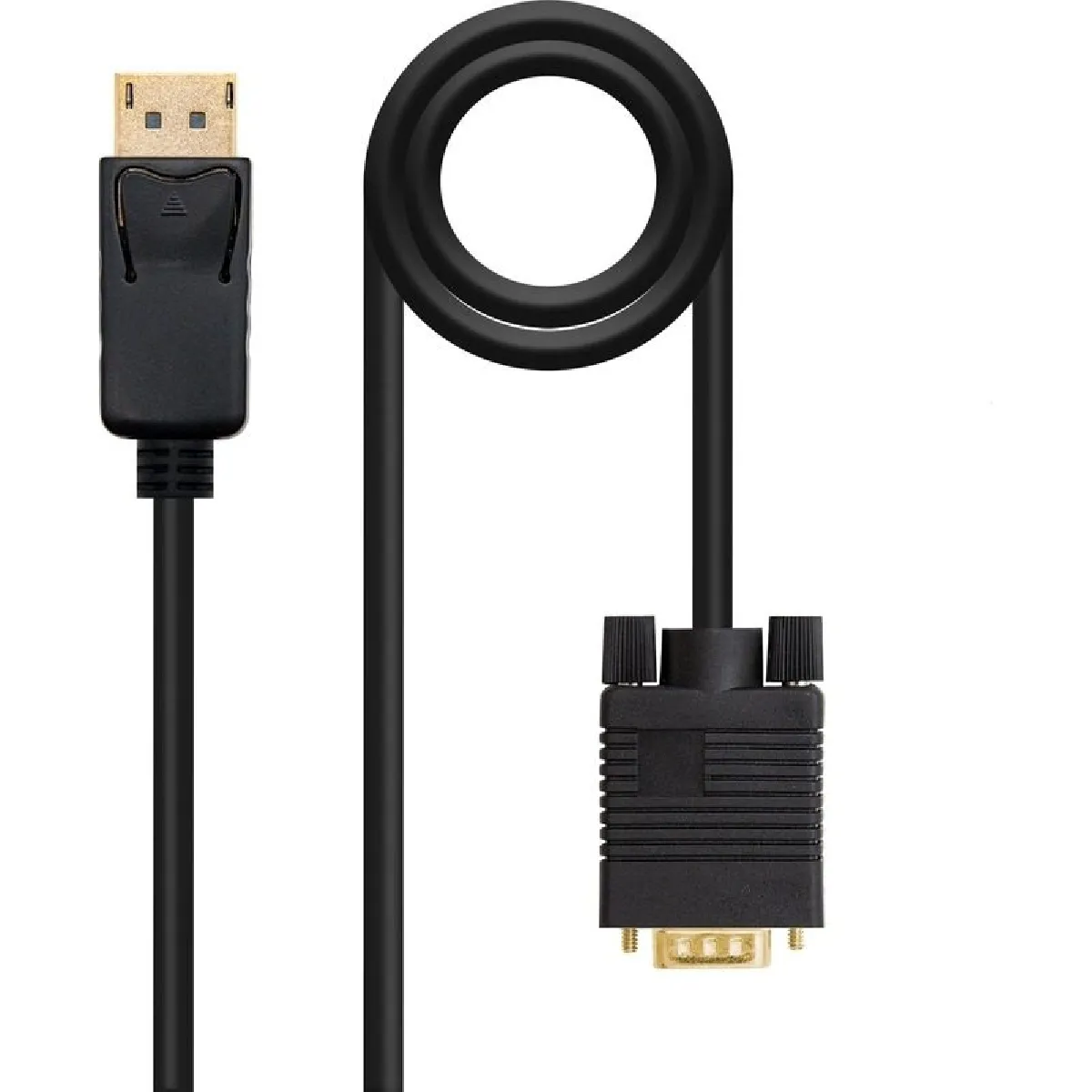 Nanocable Noir Câble Adaptateur Displayport Vers Vga - 2 M