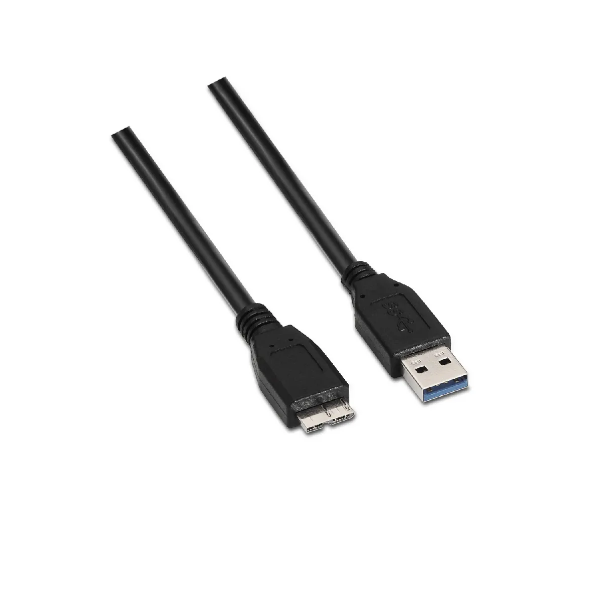 AISENS  C&acirc;ble USB 3.0 Type A vers Micro B - Noir
