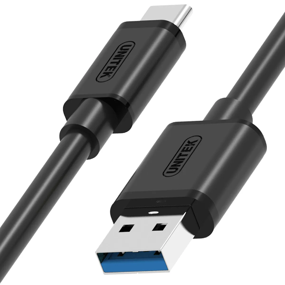 Unitek Noir Câble Usb-A Vers Usb-C - 1 M
