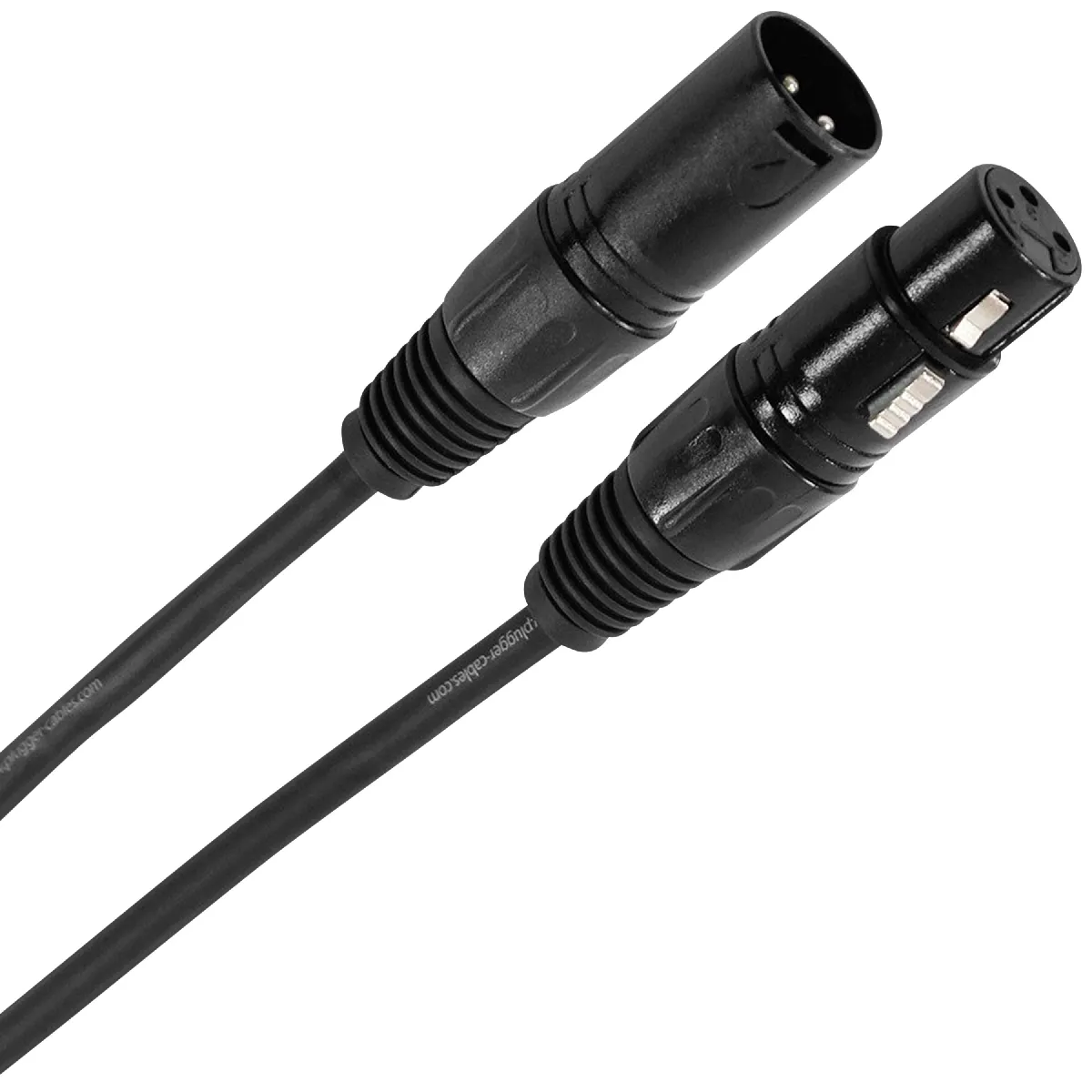 Plugger Noir Câble Audio Dmx Xlr 3 Broches - 6 M