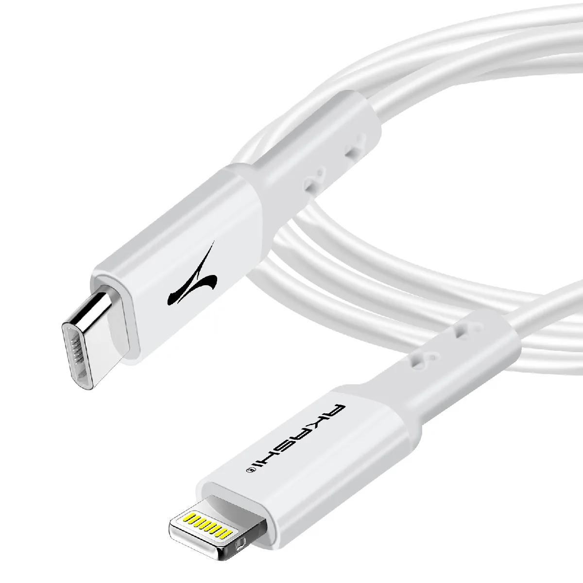 Akashi Blanc Câble Usb-C Vers Lightning ( - 1,5M)