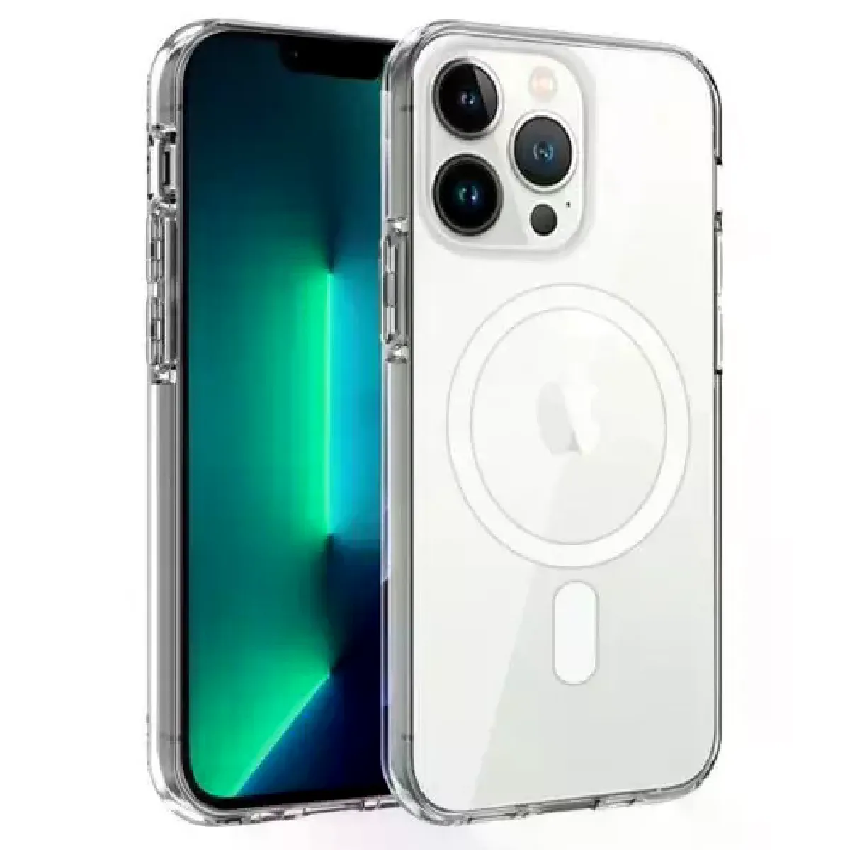 Coque magnétique transparente cool pour iPhone 13 Pro - Image 2