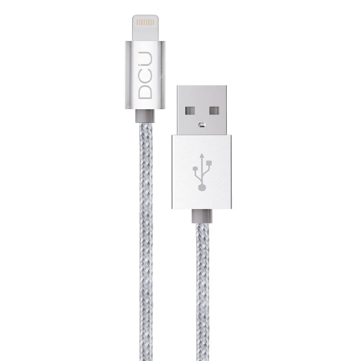 Dcu Advance Tecnologic Argent 34101205 Câble Lightning 1 M - Neuf - Image 2