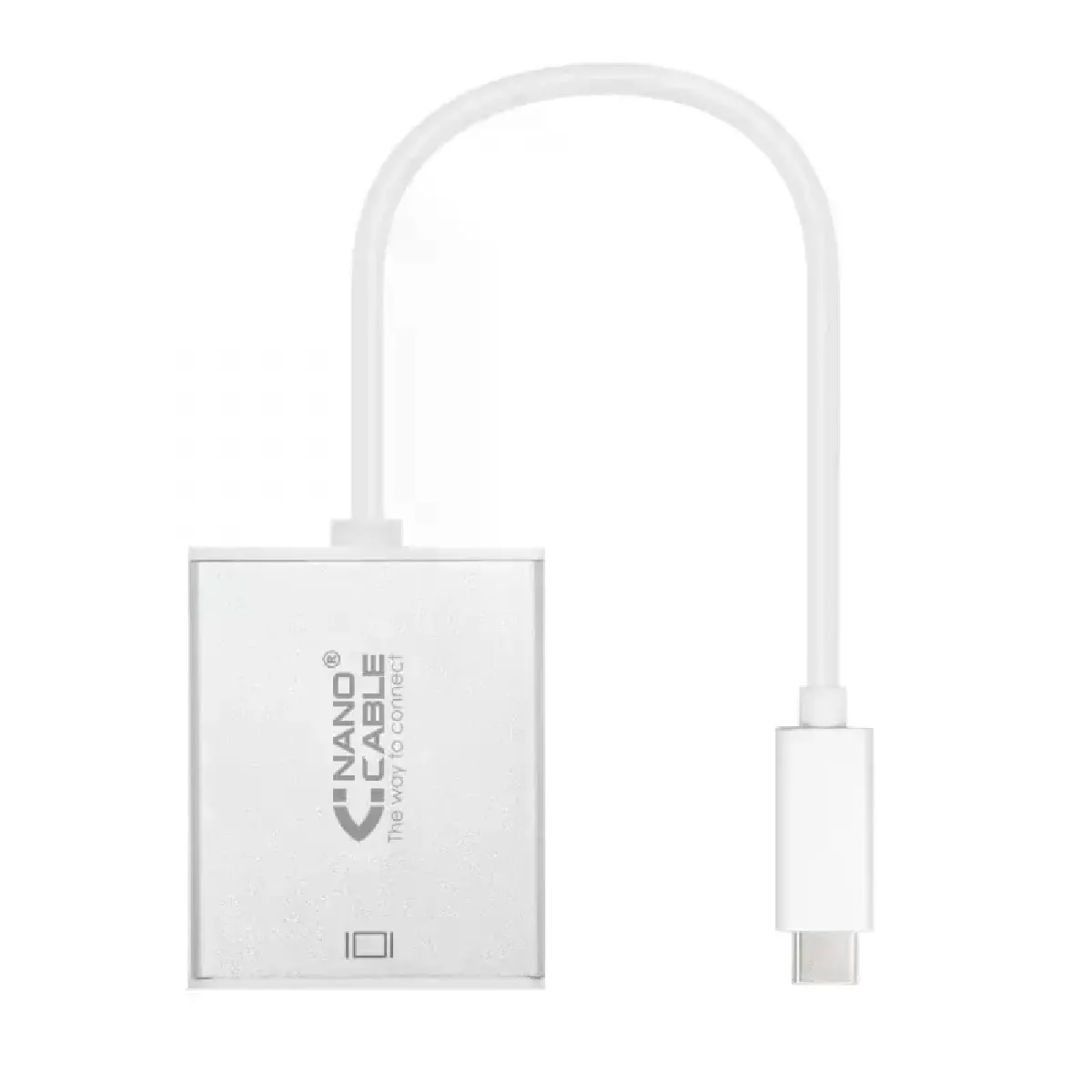 Générique Argent Adaptateur Usb-C Vers Vga - 10 Cm