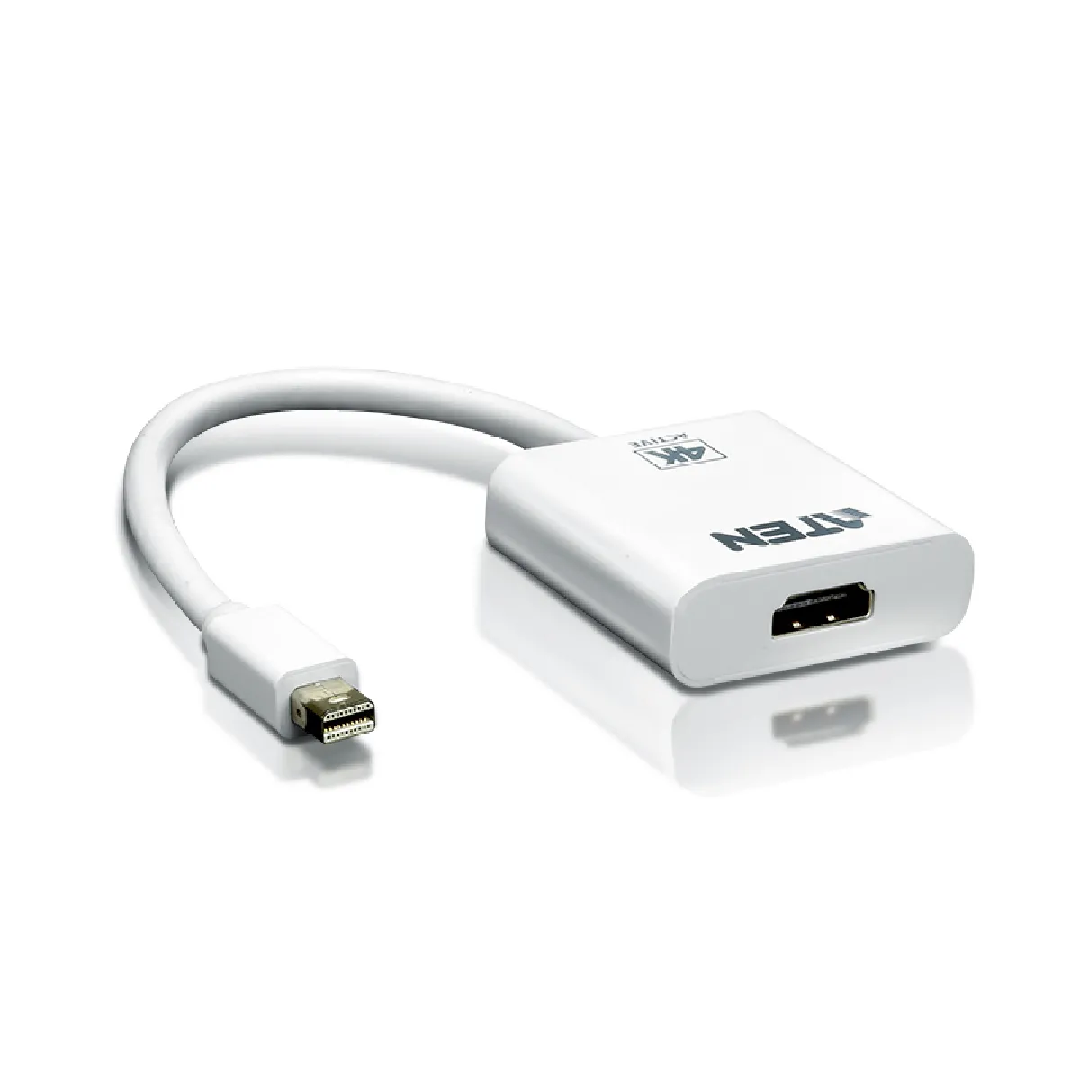 Aten Blanc Convertisseur Actif Mini Displayport Vers Hdmi - 4K
