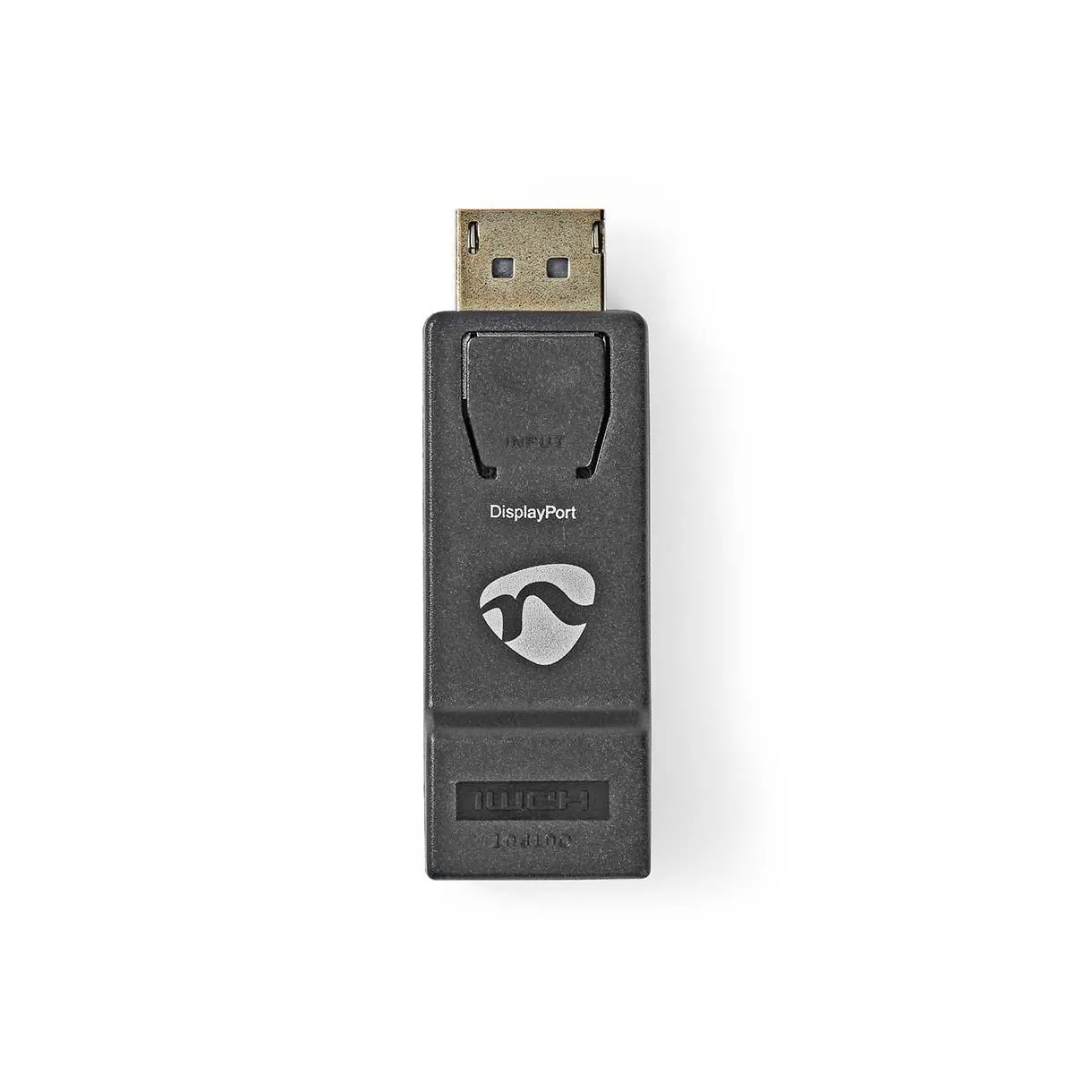Nedis Noir Adaptateur Displayport Vers Hdmi Displayport Mâle - Hdmi Mâle