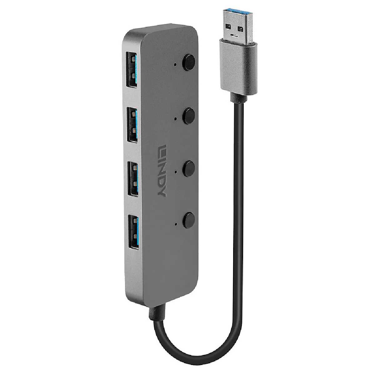 Lindy Gris Hub Usb 3.0, 4 Ports - Neuf - Image 4