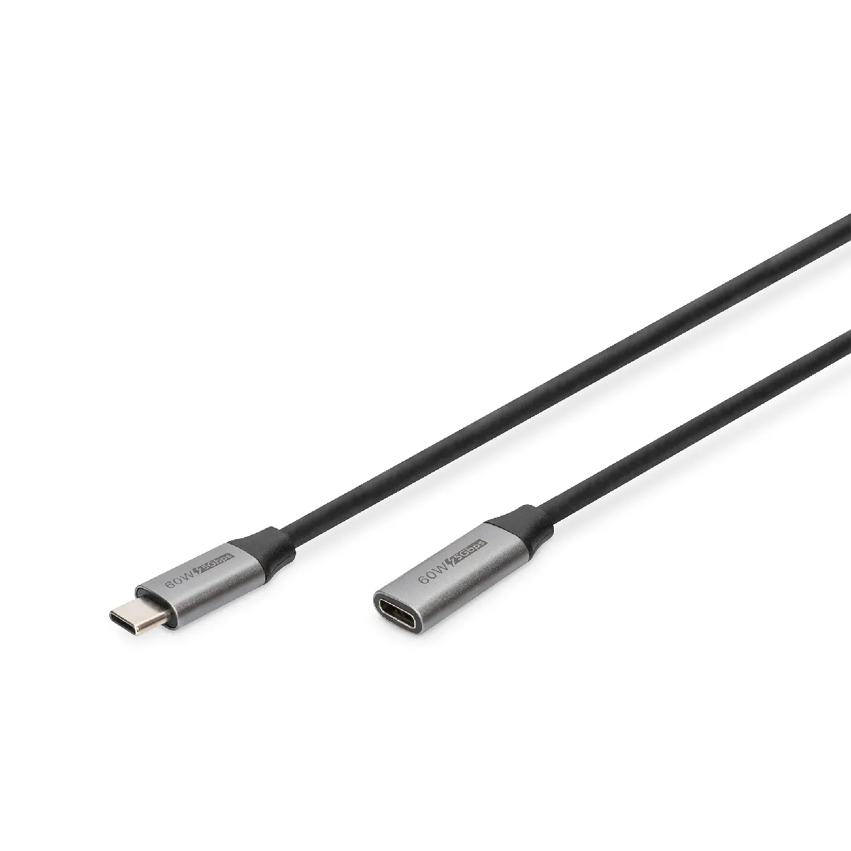 Digitus - Rallonge de câble USB-C - USB 3.1 - 4K - 1 m - Noir - Image 3