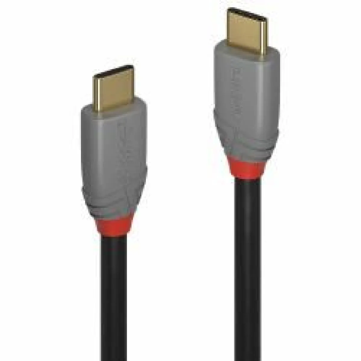 Lindy Noir/Gris/Doré Câble Usb Usb 3.2 Gen2x2 Usb-C® Mâle, Usb-C® Mâle 0.50 M Contacts Dorés 36900 - Image 3