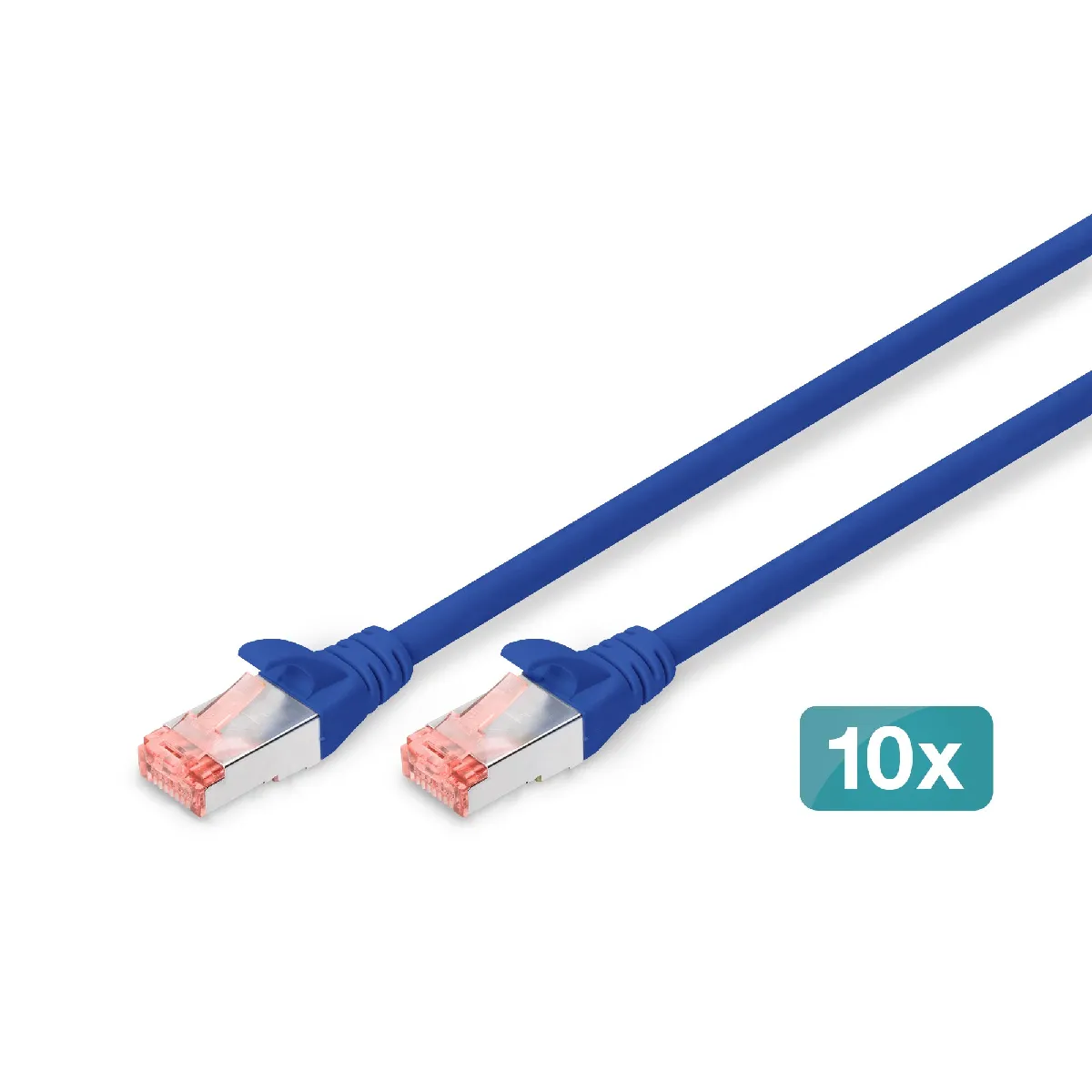 Digitus Bleu Câble Réseau Cat6 - 2 M