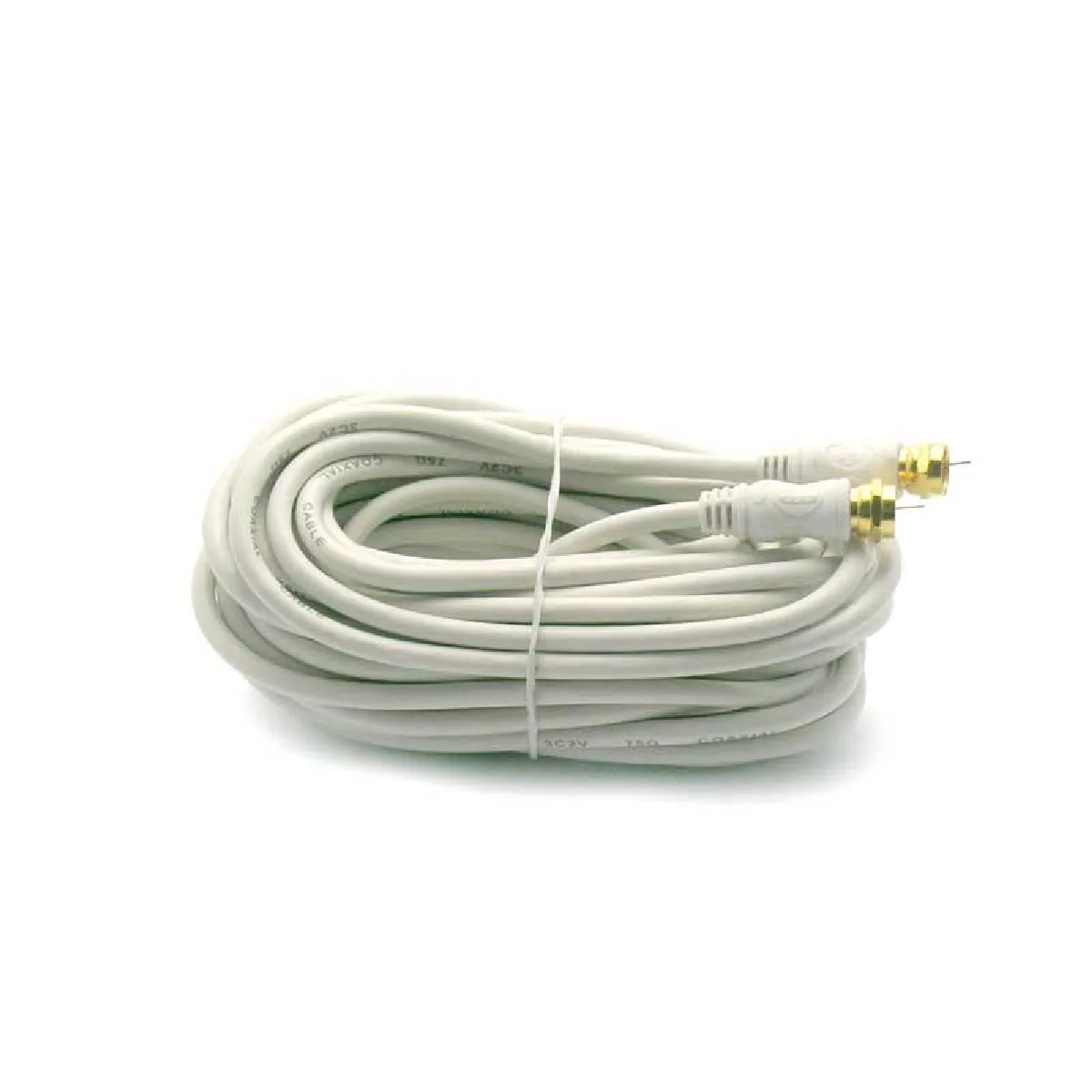 METRONIC C&acirc;ble TV satellite coaxial fiches F m&acirc;le-m&acirc;le 10m
