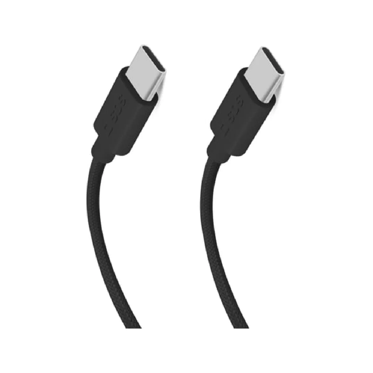 Sbs Noir Câble Usb-C Tressé - 1,5 M