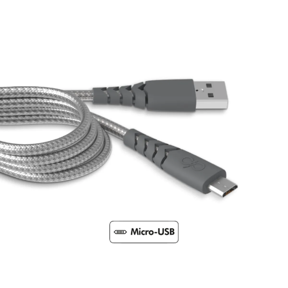 Bigben Force Power Câble Renforcé Microusb 2M