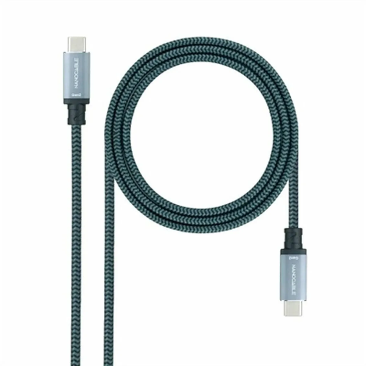 Nanocable Noir Câble Usb-C Mâle-Mâle - 3 M