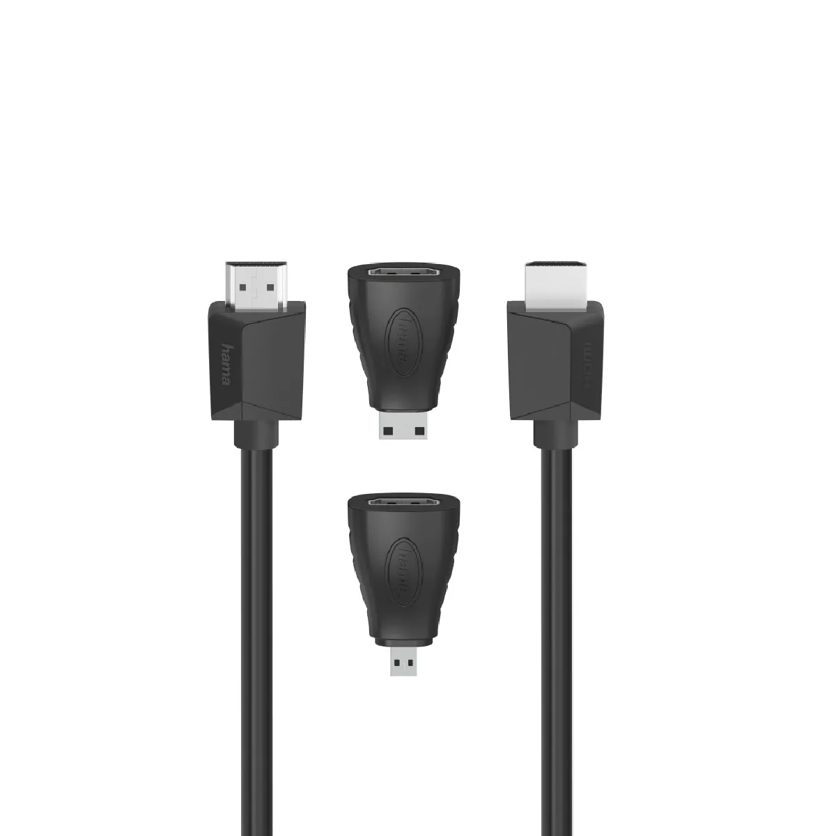 HAMA  HDMI 4K 1.50m + Adaptateurs