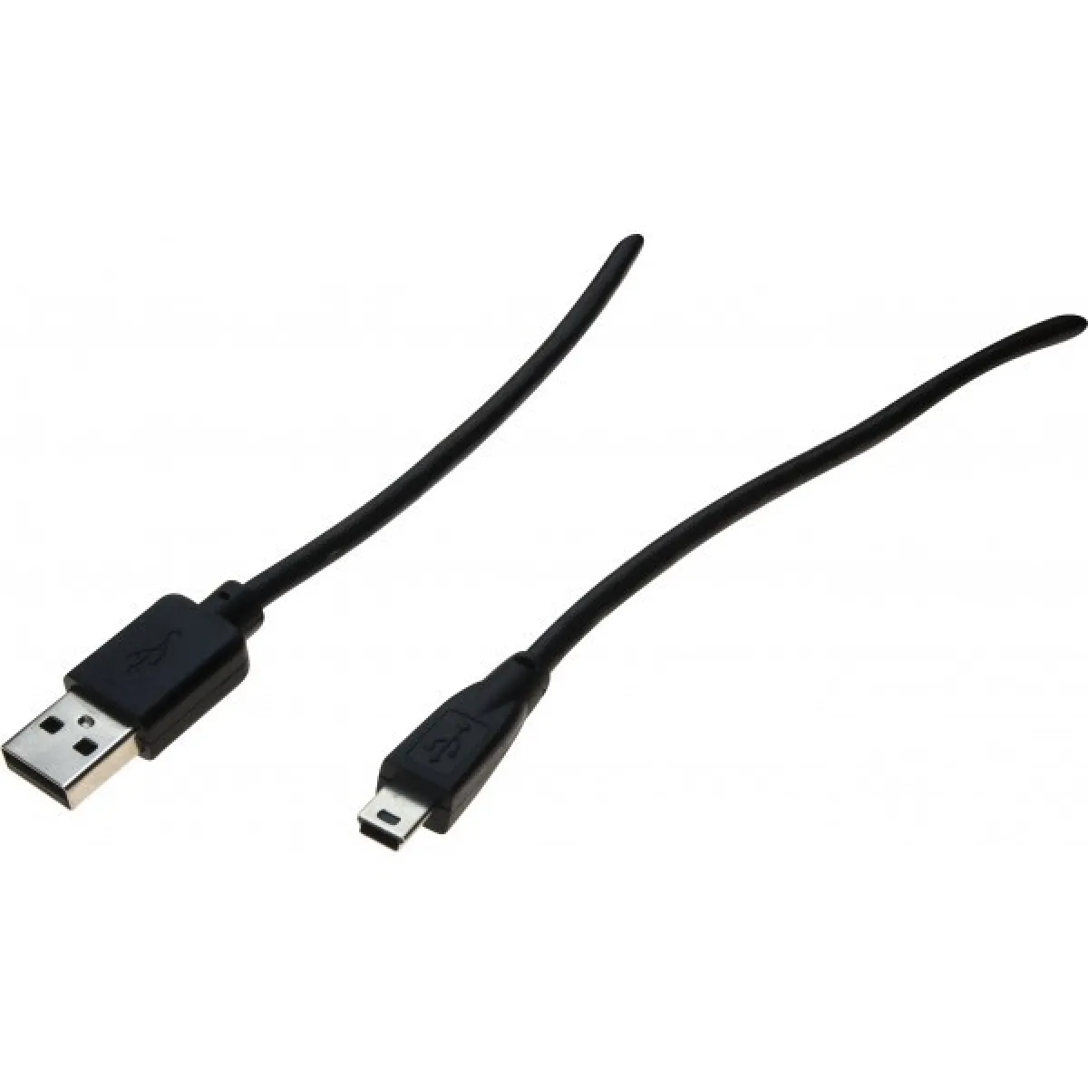 Abi Diffusion Noir Câble Usb-A Vers Mini-Usb 2.0 - 1,5 M