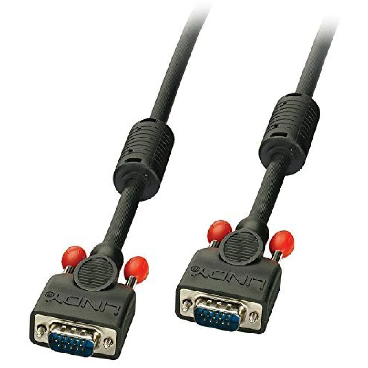Lindy Noir 36376 Câble Vga Mâle/Mâle 7,5 M