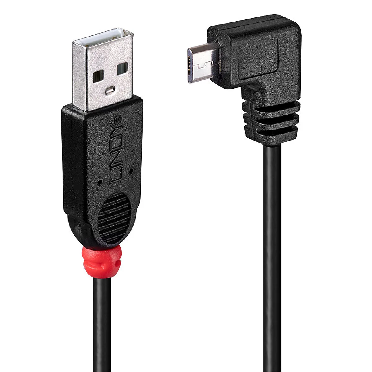 Lindy Noir Câble Usb 2.0 Type A / Micro-B Coudé, 2M - Neuf - Image 4