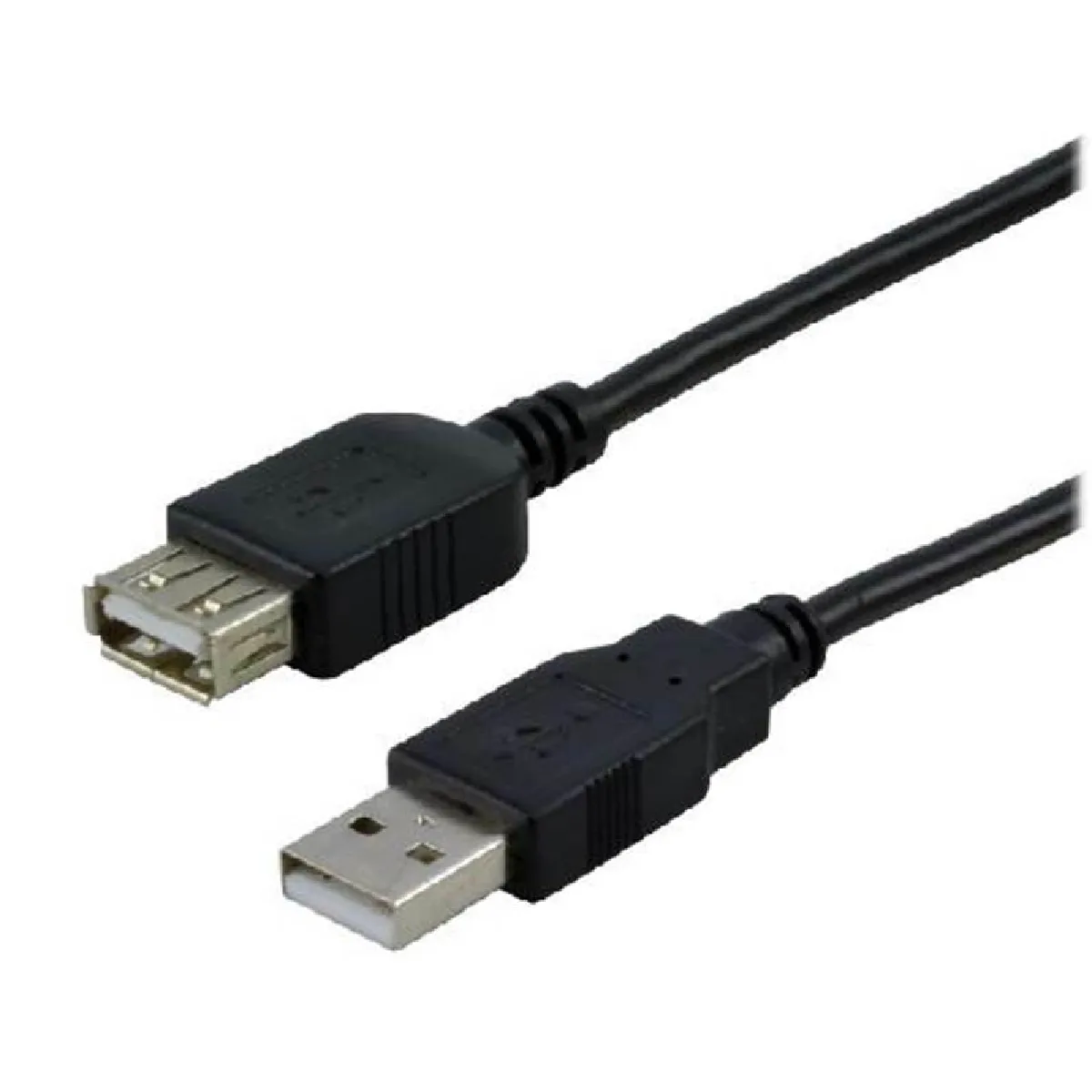 Mcl Noir Rallonge Usb 2M
