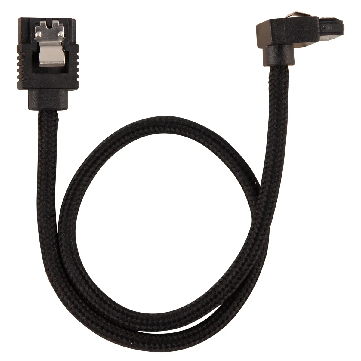Corsair Kit de câbles SATA gainé coudé - 30 cm Noir - vue 2